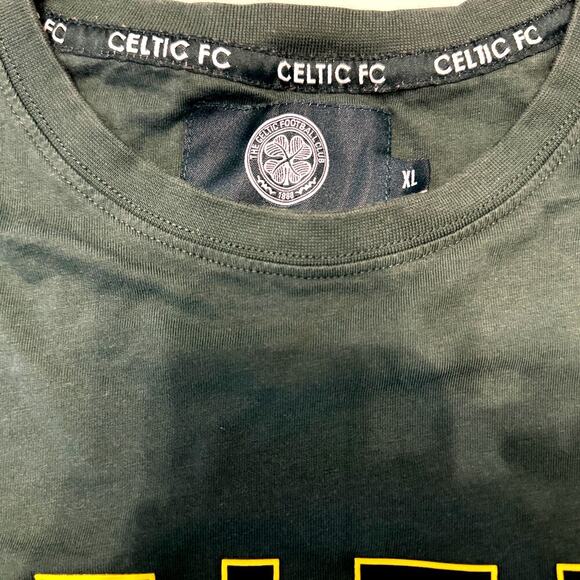 Celtic FC T-Shirt Men’s XL Green Bhoys Est 1888 Soccer Football Club Scotland - Picture 2 of 3